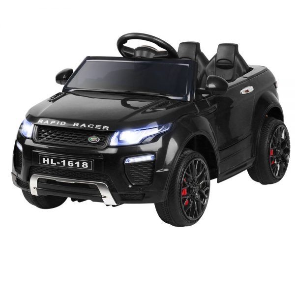 Kids Ride On Car Black Range Rover Inspired Electric 12V Toys