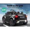 Kids Ride On Car Black Range Rover Inspired Electric 12V Toys