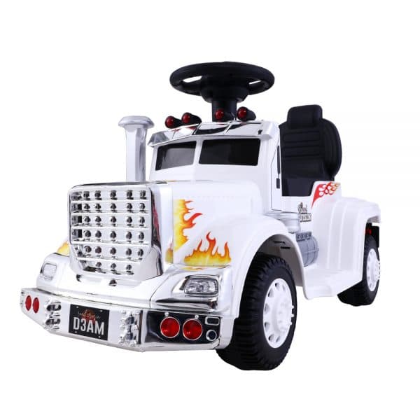Ride On Cars Kids Electric Toys Car Battery Truck White