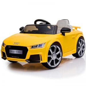 Licensed TT RS Electric Kids Ride On Car - Yellow
