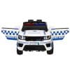 Police Patrol Kids Ride On Car Range Rover Inspired White