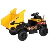 Rigo Kids Ride On Car Dumptruck 12V Electric Bulldozer Toys Cars Battery Yellow