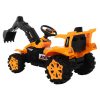 Children's Electronic Ride-on Excavator & Dump Truck, 30kg Capacity