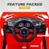 ROVO KIDS Lamborghini Inspired Ride-On Car, Remote Control, Battery Charger, Red