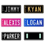 Personalised Mini Number Plates [per plate]