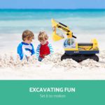 Kids Ride On Excavator and Digger Yellow