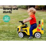 Keezi Kids Ride On Car w/ Building Blocks Toy Cars Engine Vehicle Truck Children