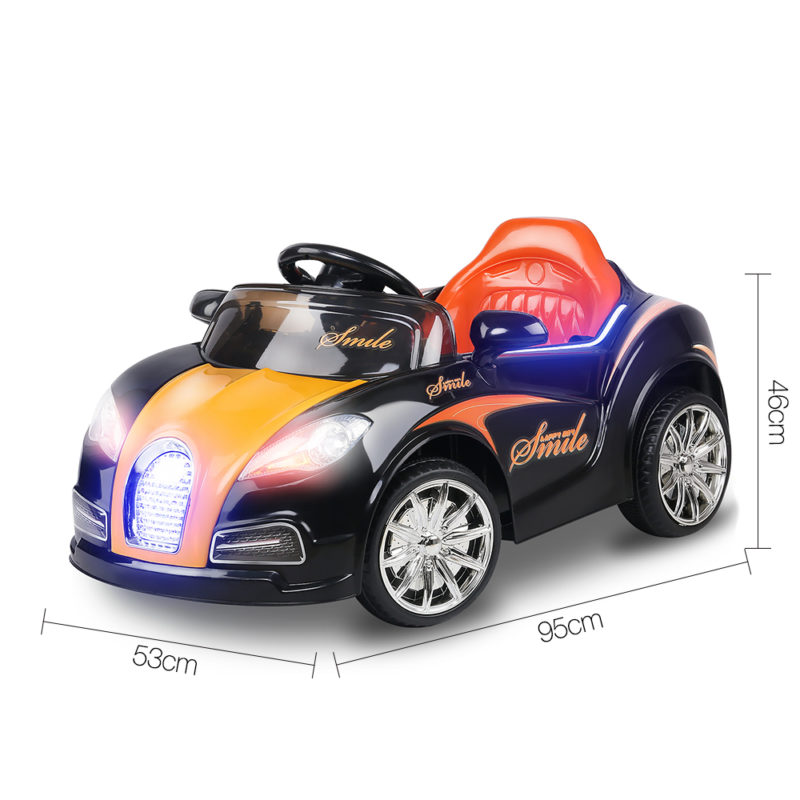 Kids Ride On Car  - Black & Orange