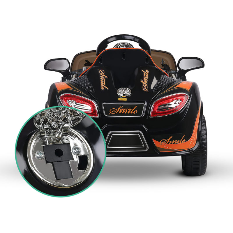 Kids Ride On Car  - Black & Orange