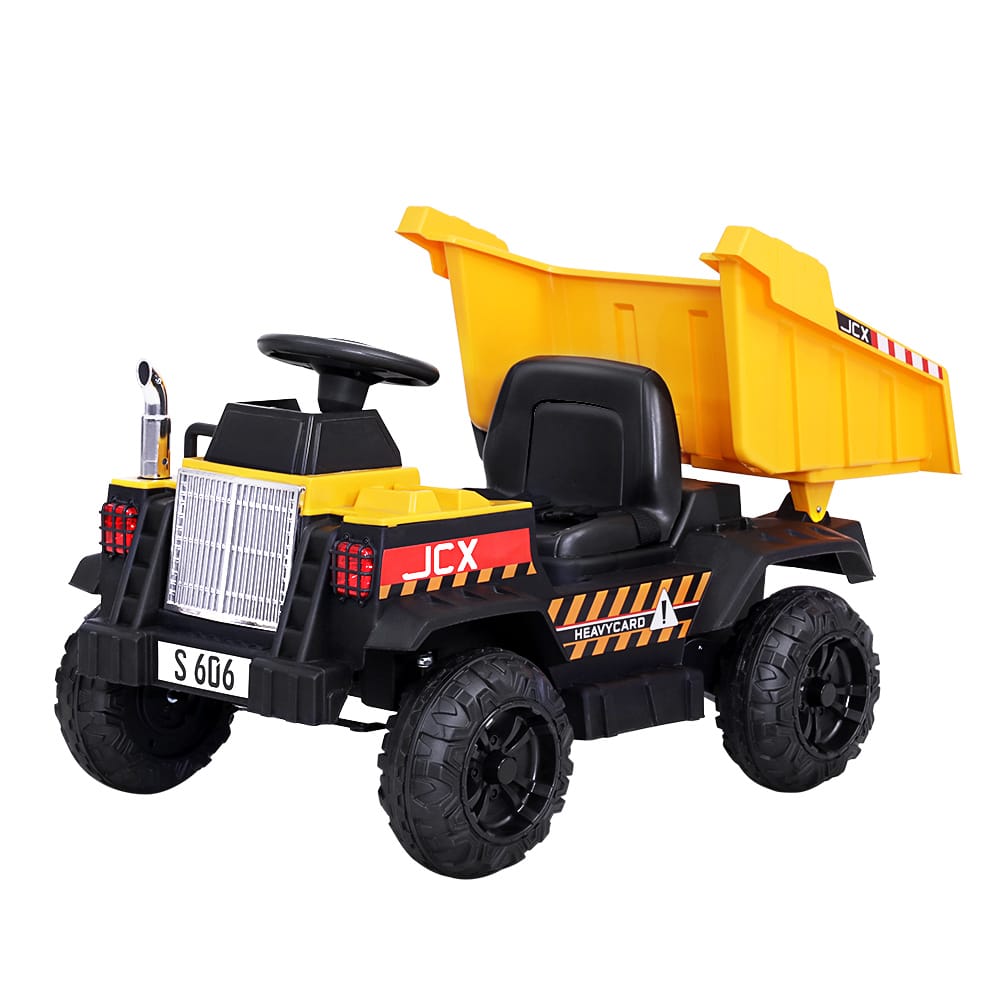 Kids Ride On Dump Tip Truck Electric Bulldozer 12V