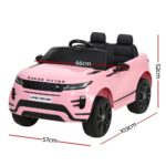 Licensed Land Rover 12V Electric Kids Ride On Car Pink