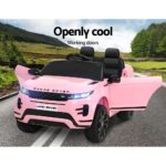 Licensed Land Rover 12V Electric Kids Ride On Car Pink