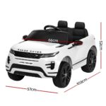 Licensed Land Rover 12V Electric Kids Ride On Car White