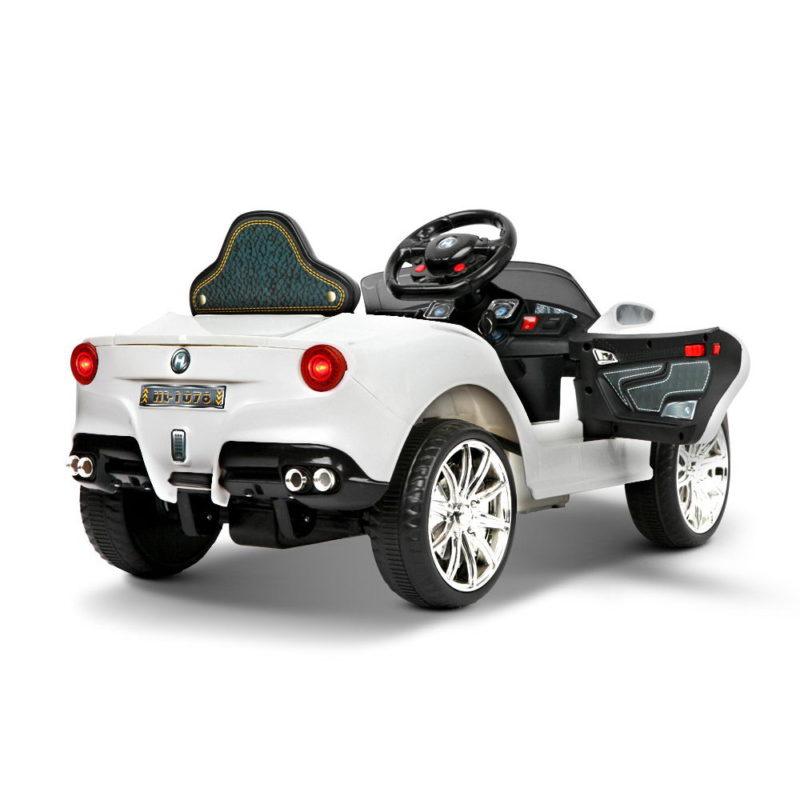 Ferrari Style Kids Ride on Car - White