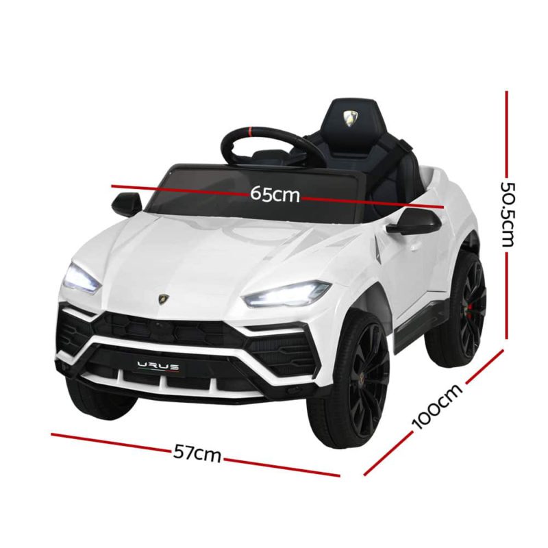 Licensed Lamborghini Urus 12V White Ride on Car White