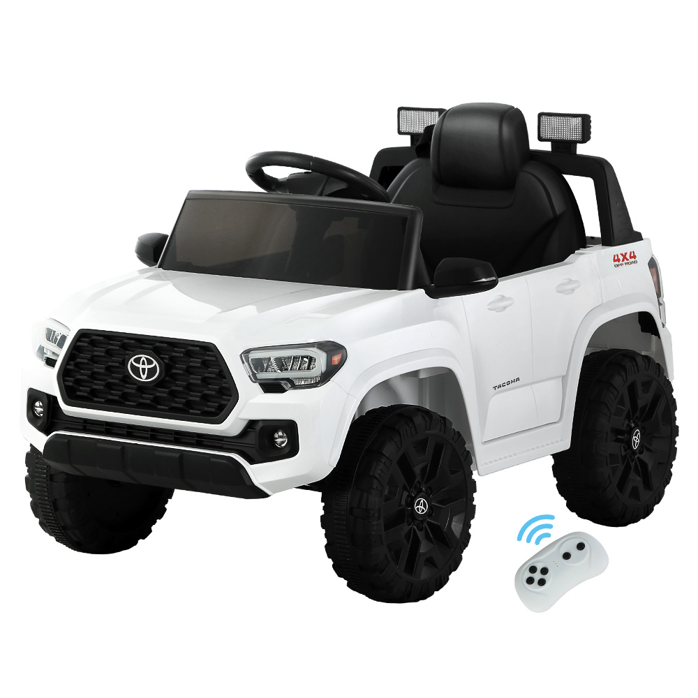 Toyota Tacoma Kids Jeep Electric Ride on Car - White