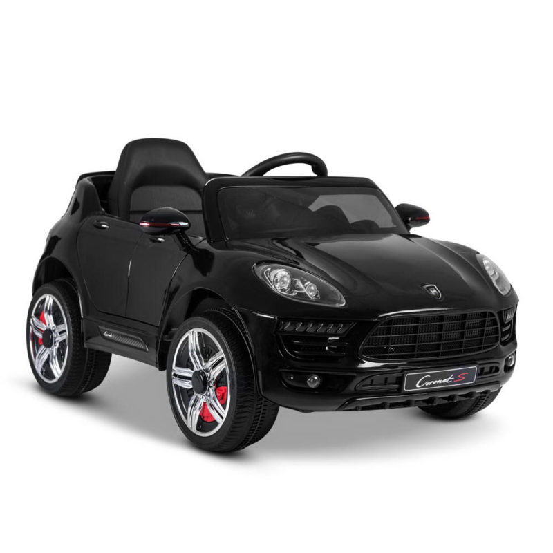 Porsche Style Kids Ride On Car - Black