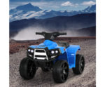 Kids Ride On ATV Quad Motorbike Car 4 Wheeler Electric Toys Battery Blue