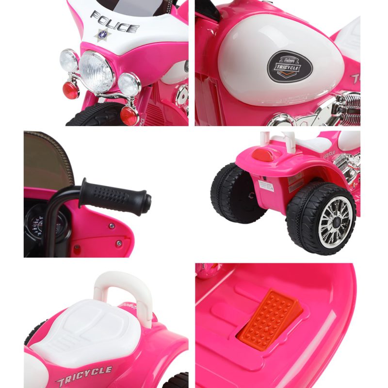 Kids Ride On Motorbike Motorcycle Toys Pink