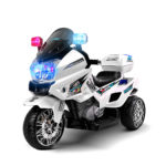 Kids Ride On Motorbike Motorcycle Car White