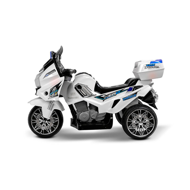 Kids Ride On Motorbike Motorcycle Car White