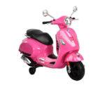 Kids Ride On Car Motorcycle Motorbike VESPA Licensed Scooter Electric Toys Pink