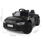 Kids Ride On Car Audi R8 Licensed Electric 12V Black