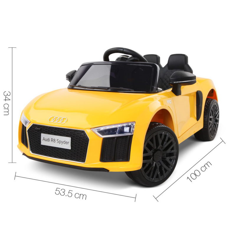 Licensed Audi R8 Ride on Car - Yellow