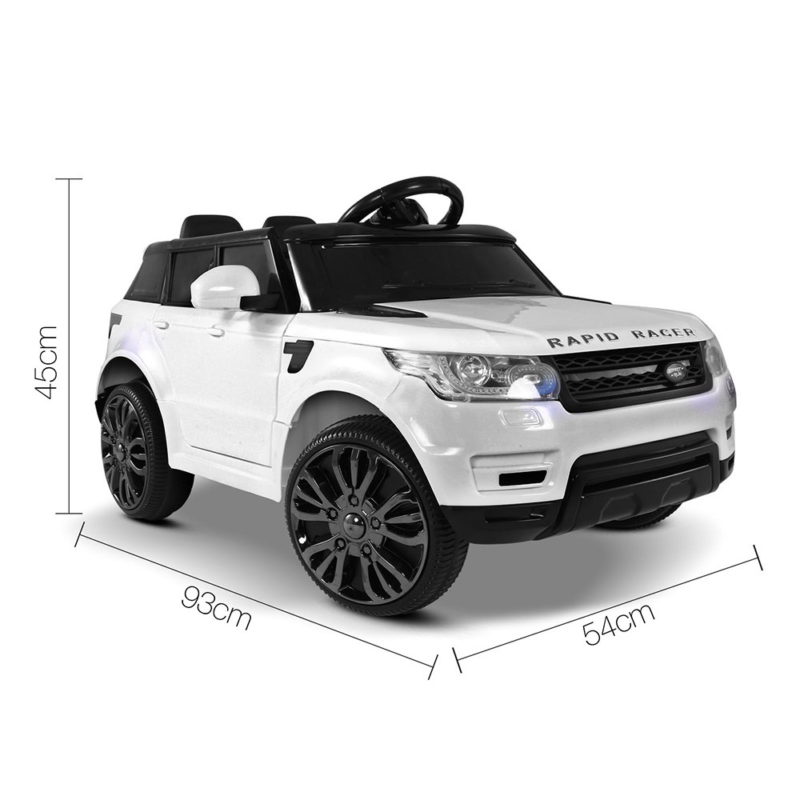 Kids Ride On Car Range Rover Replica - White