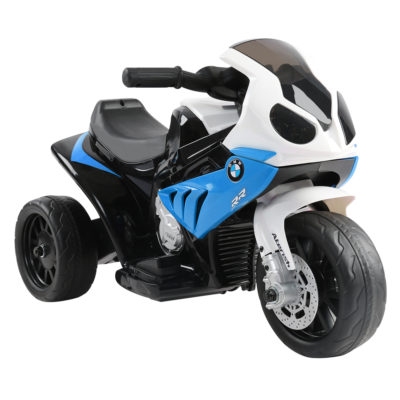 Kids Ride On Motorbike BMW Licensed S1000RR Motorcycle Car Blue