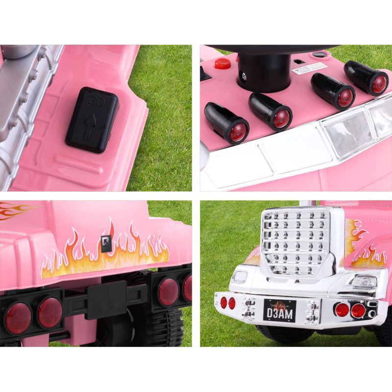 Ride On Cars Kids Electric Toy Car Battery Truck Pink