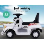 Ride On Cars Kids Electric Toys Car Battery Truck White