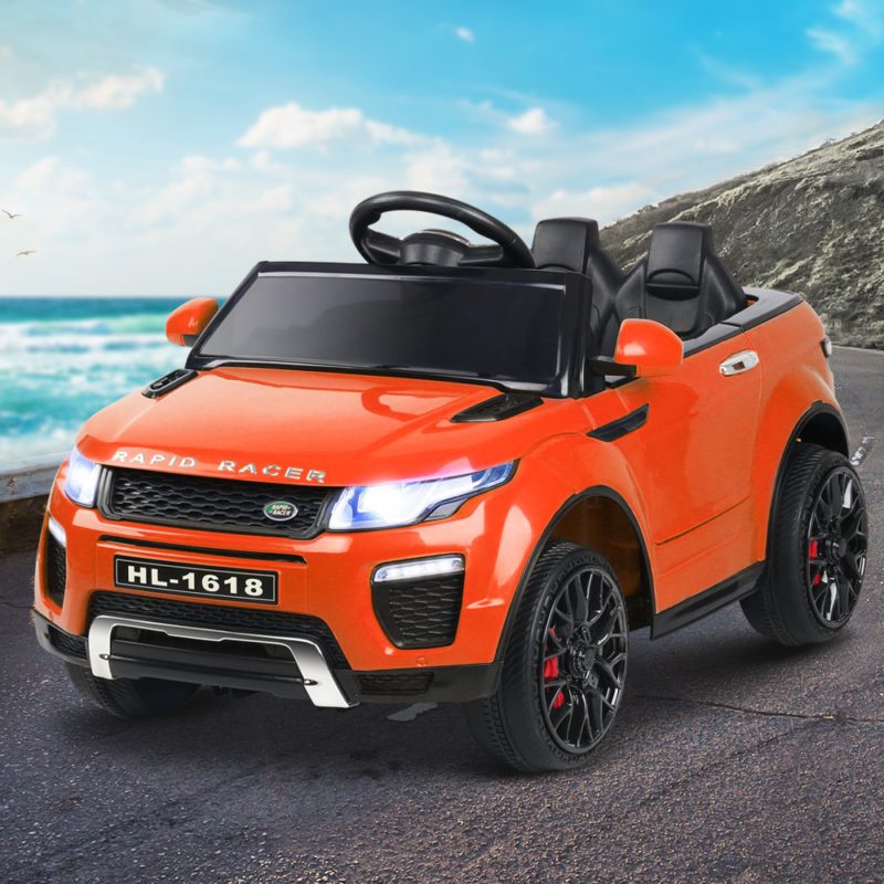 Kids Ride On Car Range Rover Inspired Electric 12V Toys Orange