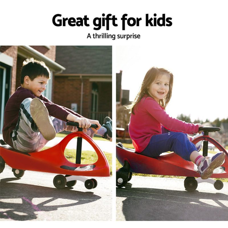 Keezi Kids Ride On Swing Car - Red