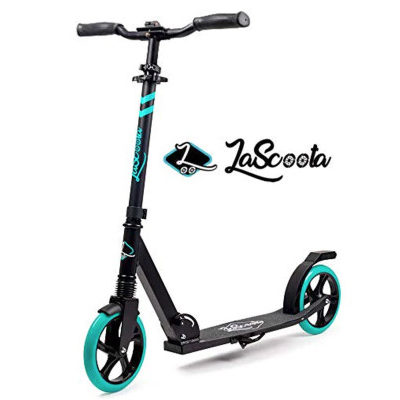 Lascoota Pulse Kick Push Commuter Scooter Teen Adult Aqua