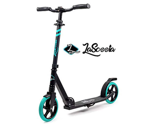 Lascoota Pulse Kick Push Commuter Scooter Teen Adult Aqua