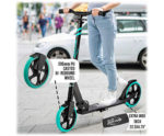 Lascoota Pulse Kick Push Commuter Scooter Teen Adult Aqua