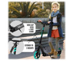 Lascoota Pulse Kick Push Commuter Scooter Teen Adult Aqua