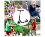 Lascoota Pulse Kick Push Commuter Scooter Teen Adult Plum