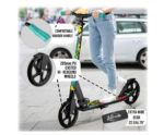 Lascoota Pulse Kick Push Commuter Scooter Teen Adult Graphic Black