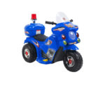 Children's Electric Ride-on Motorcycle (Blue) Rechargeable, Up To 1Hr