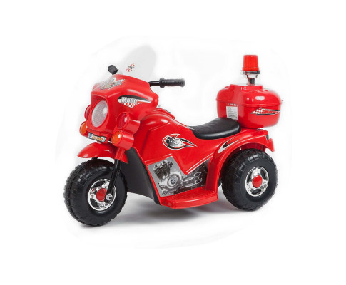 Children's Electric Ride-on Motorcycle (Red) Rechargeable, Up To 1Hr