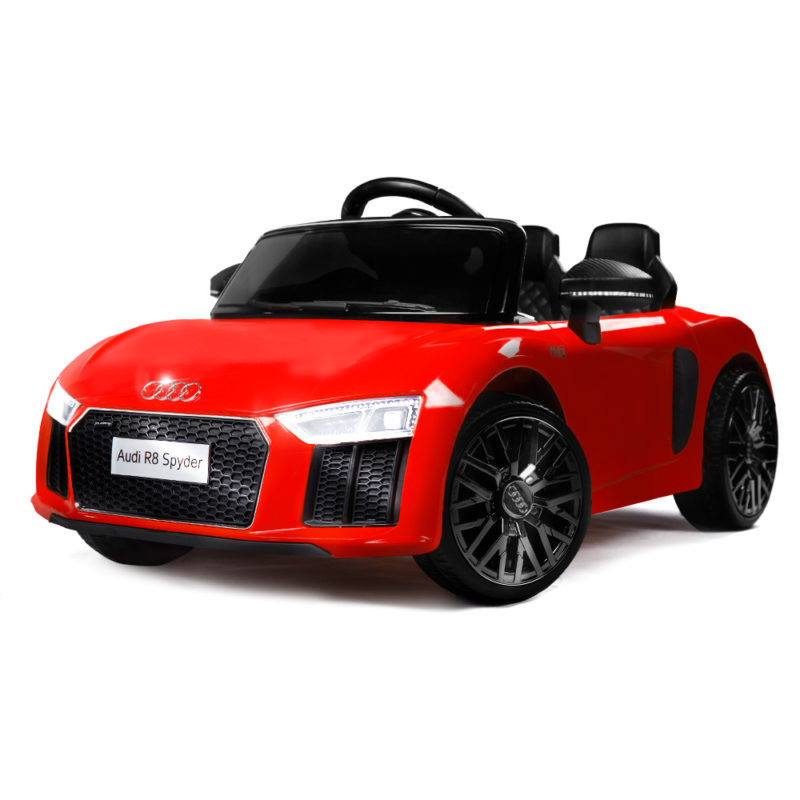 Audi R8 Spyder Kids Licensed Ride On Car - Red