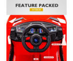 KIDS Lamborghini Inspired Ride-On Car, Remote Control, Battery Charger, Red