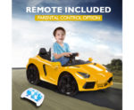 KIDS Lamborghini Inspired Ride-On Car, Remote Control, Battery Charger, Yellow