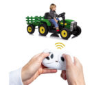 KIDS Electric Battery Operated Ride On Tractor Toy, Remote Control, Green and Yellow