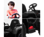 KIDS Electric Battery Operated Ride On Tractor Toy, Remote Control, Black