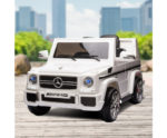 Mercedes Benz AMG G65 Licensed Kids Ride On Electric Car Remote Control - White