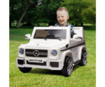 Mercedes Benz AMG G65 Licensed Kids Ride On Electric Car Remote Control - White