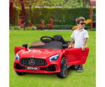 Mercedes Benz Licensed Kids Electric Ride On Car Remote Control - Red